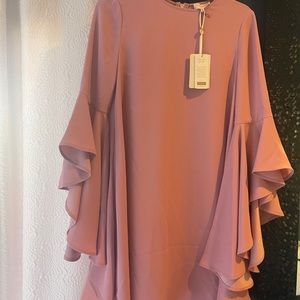 Ted baker dress A line waterfall sleeves dress
